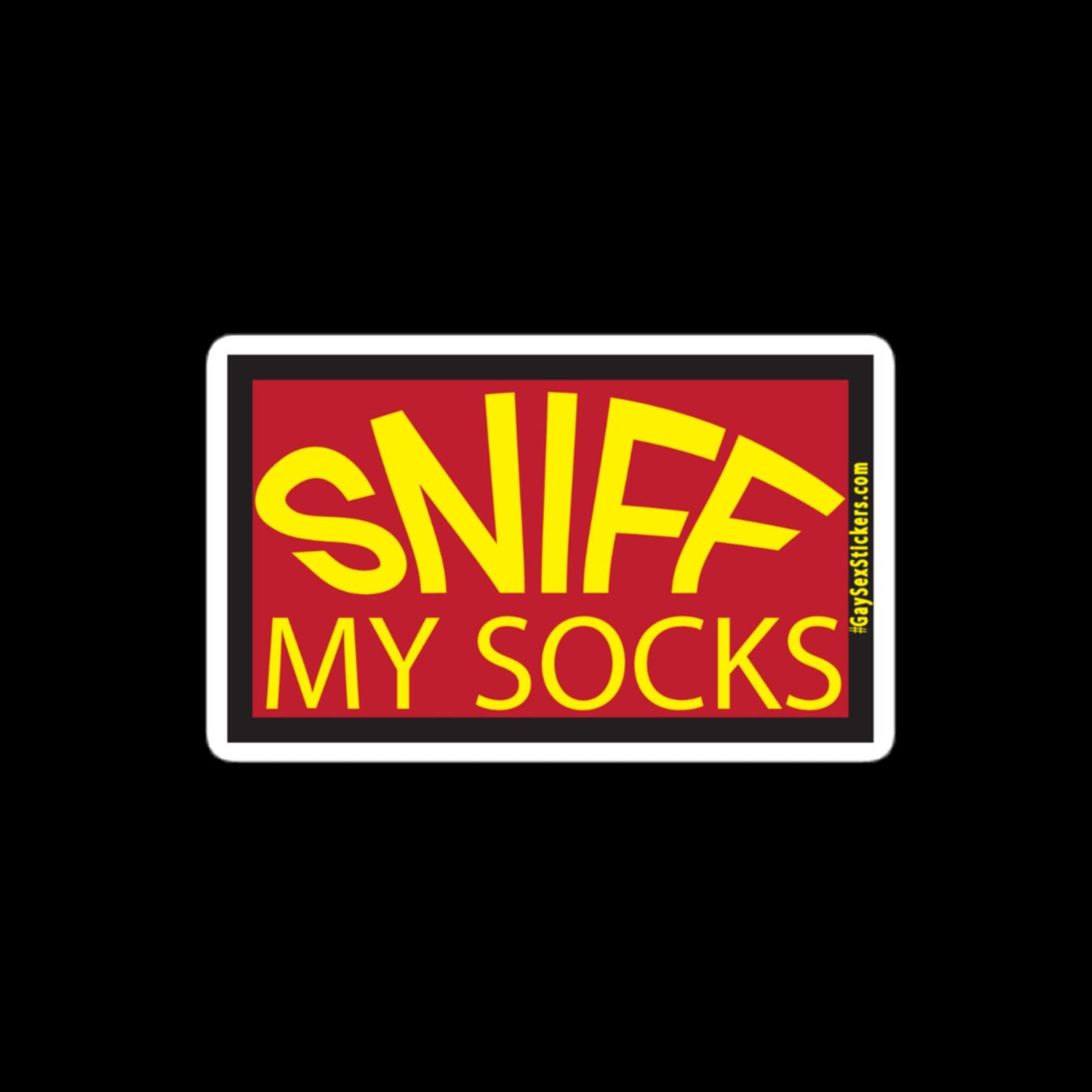 Sniff My Socks Sticker