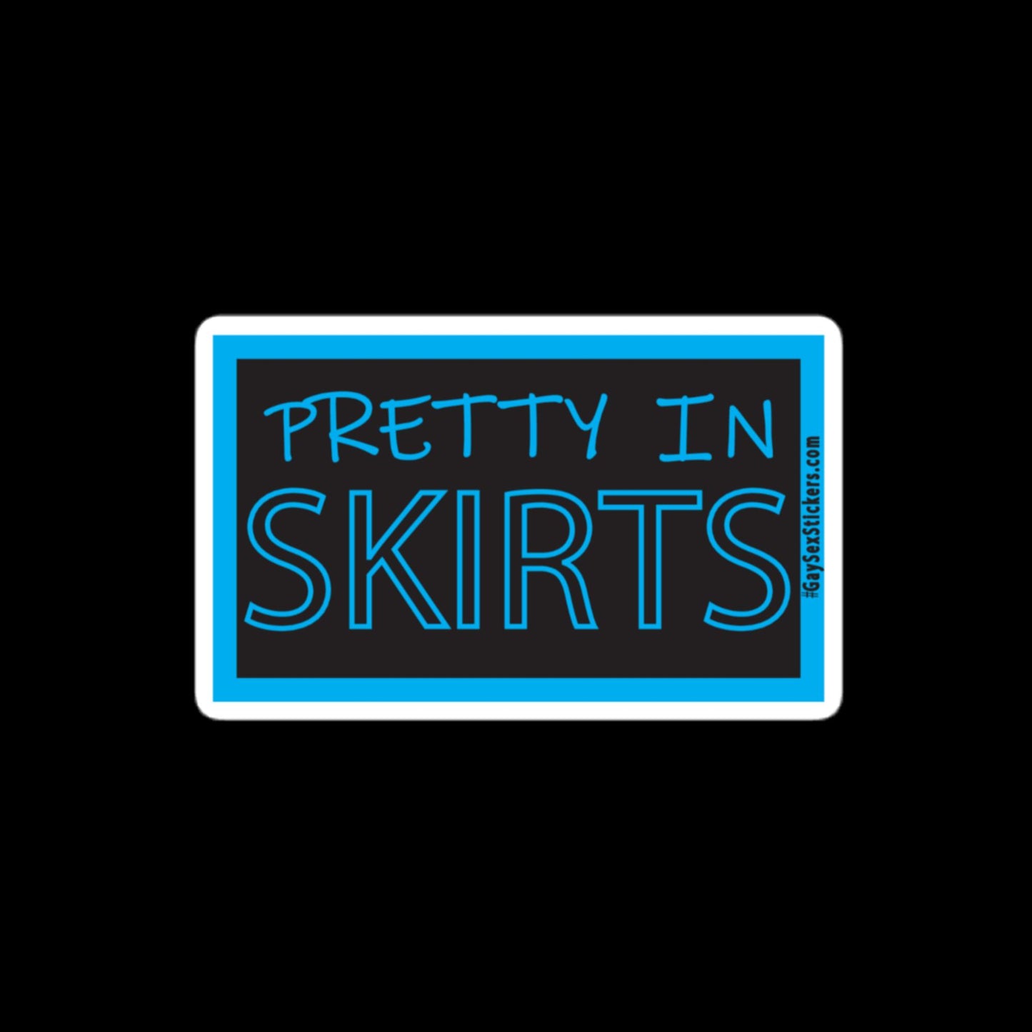 Pretty In Skirts Sticker