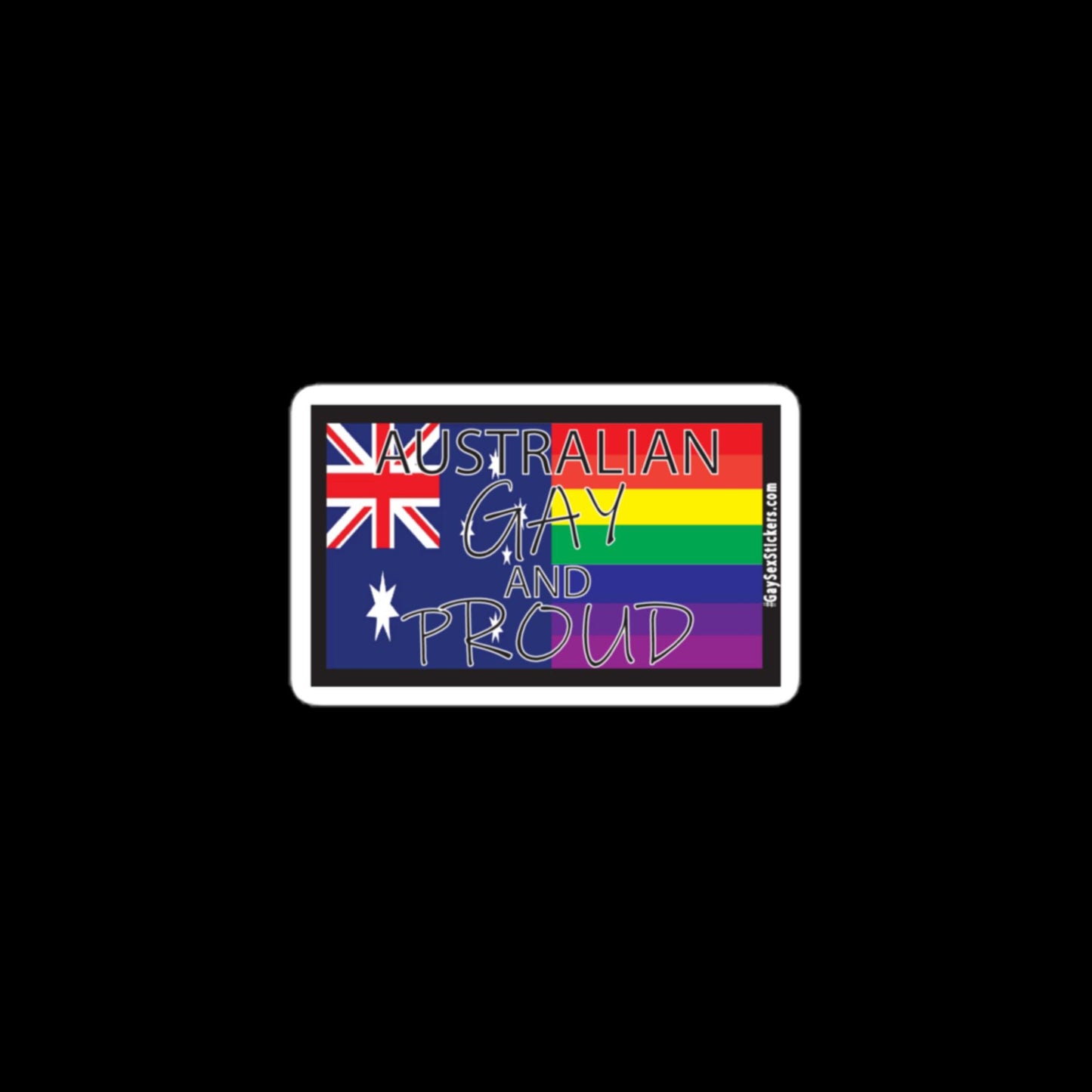 Australian Gay and Proud Sticker