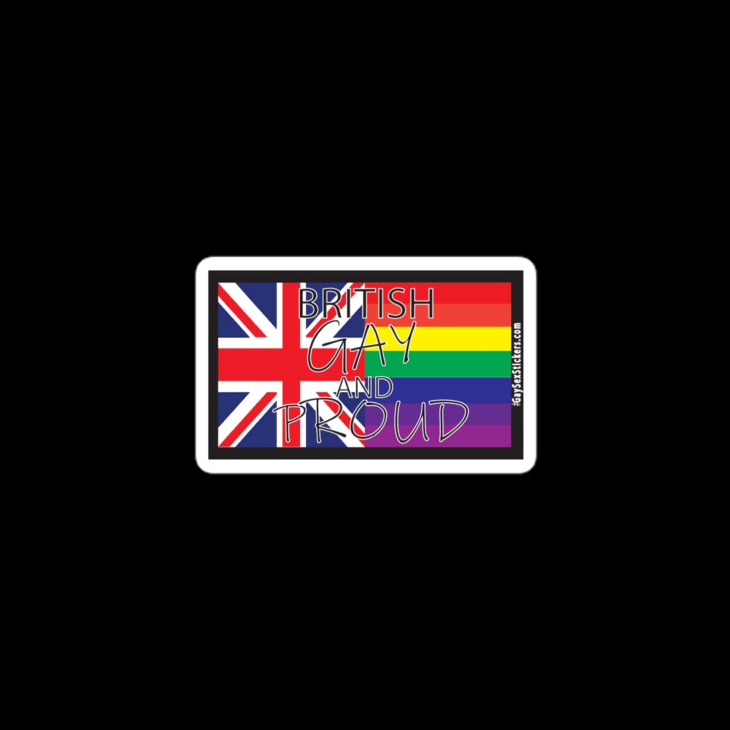 British Gay and Proud Sticker