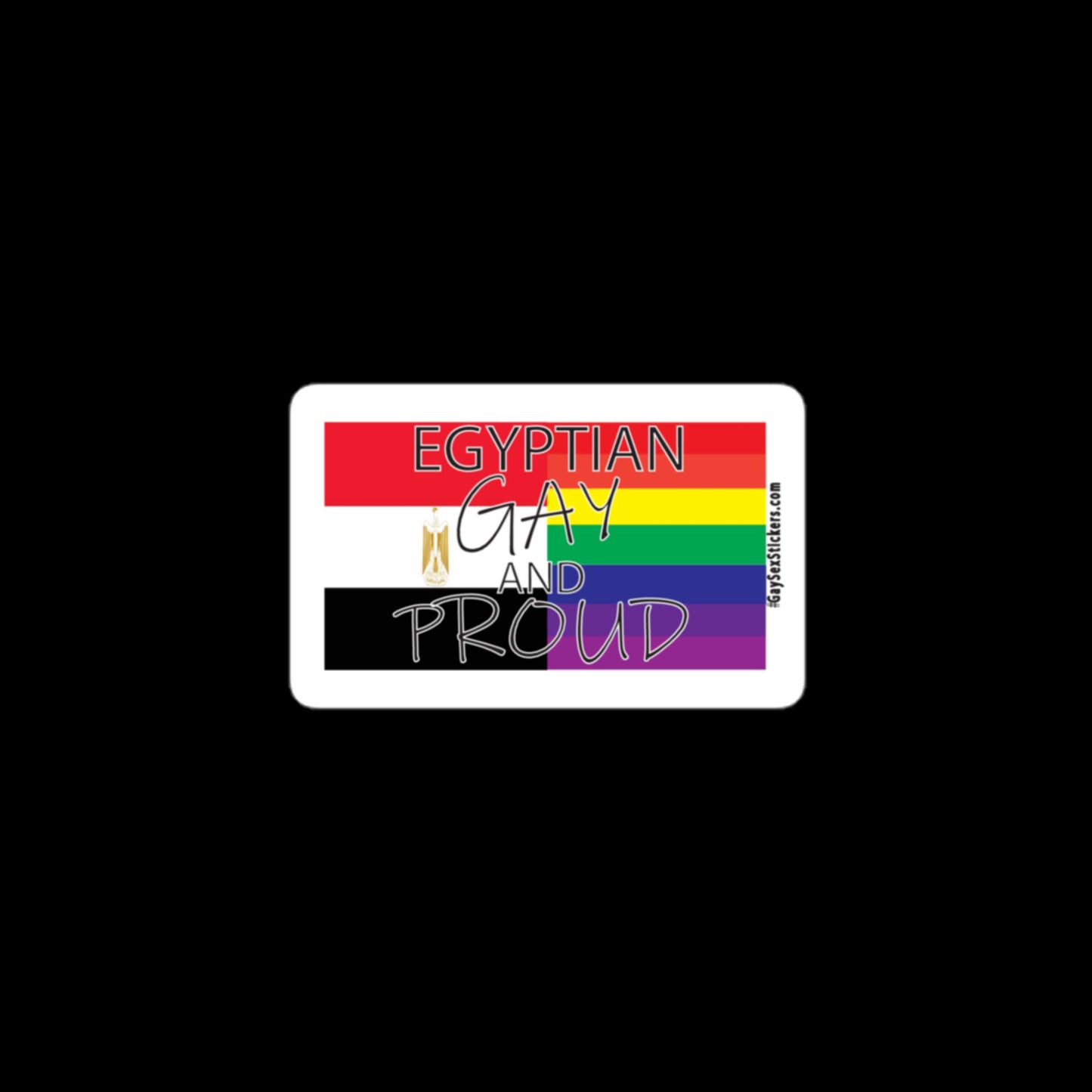 Egyptian Gay and Proud Sticker