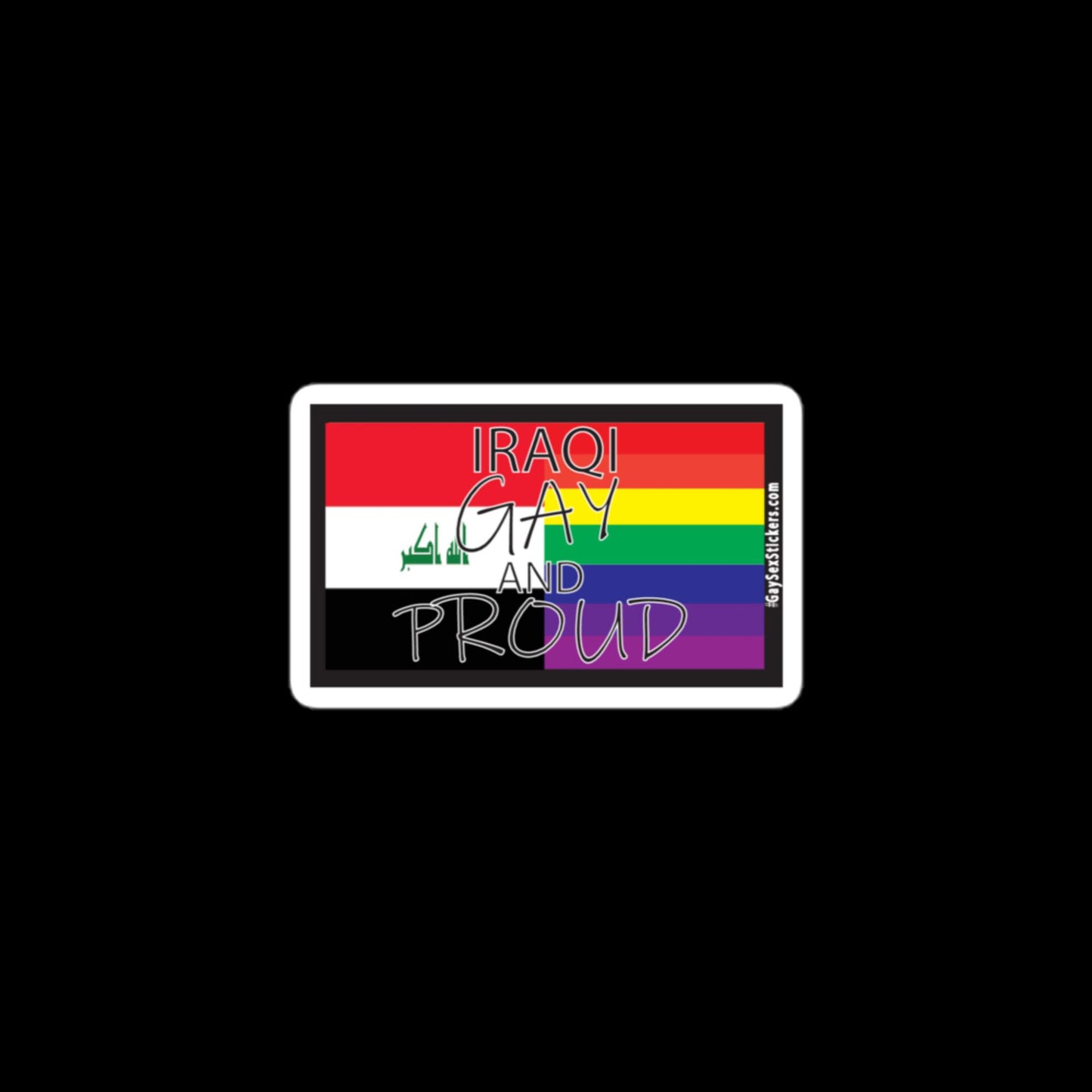 Iraqi Gay and Proud Sticker