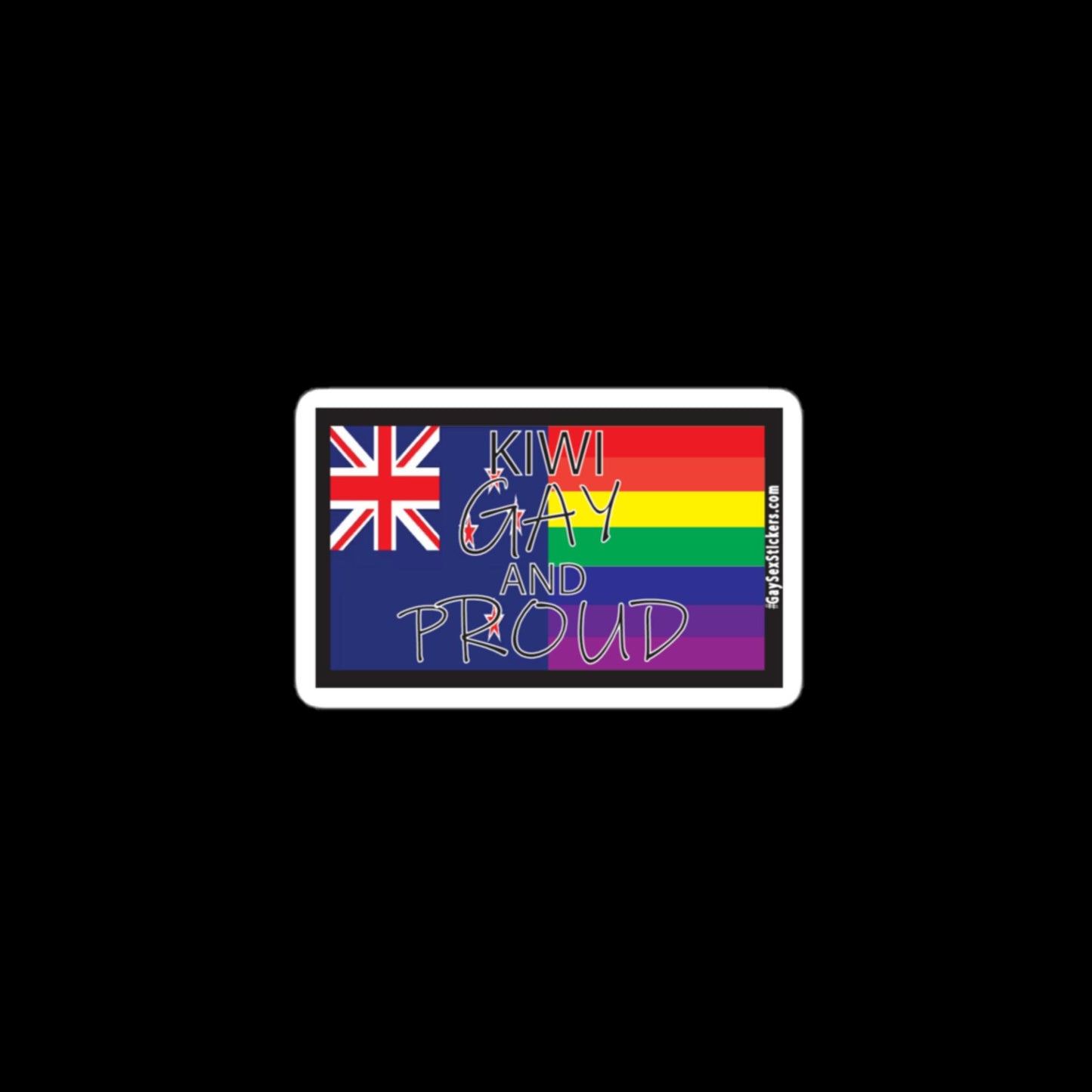 Kiwi Gay and Proud Sticker