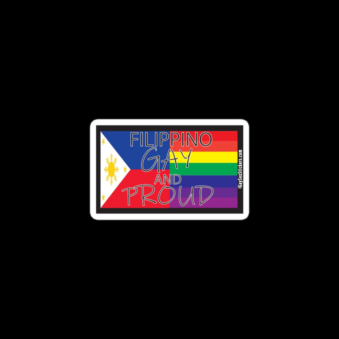 Filippino Gay and Proud Sticker