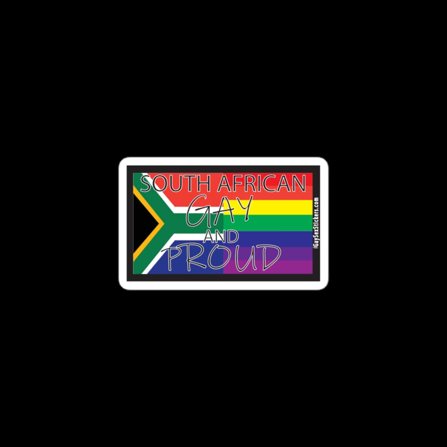 South African Gay and Proud Sticker