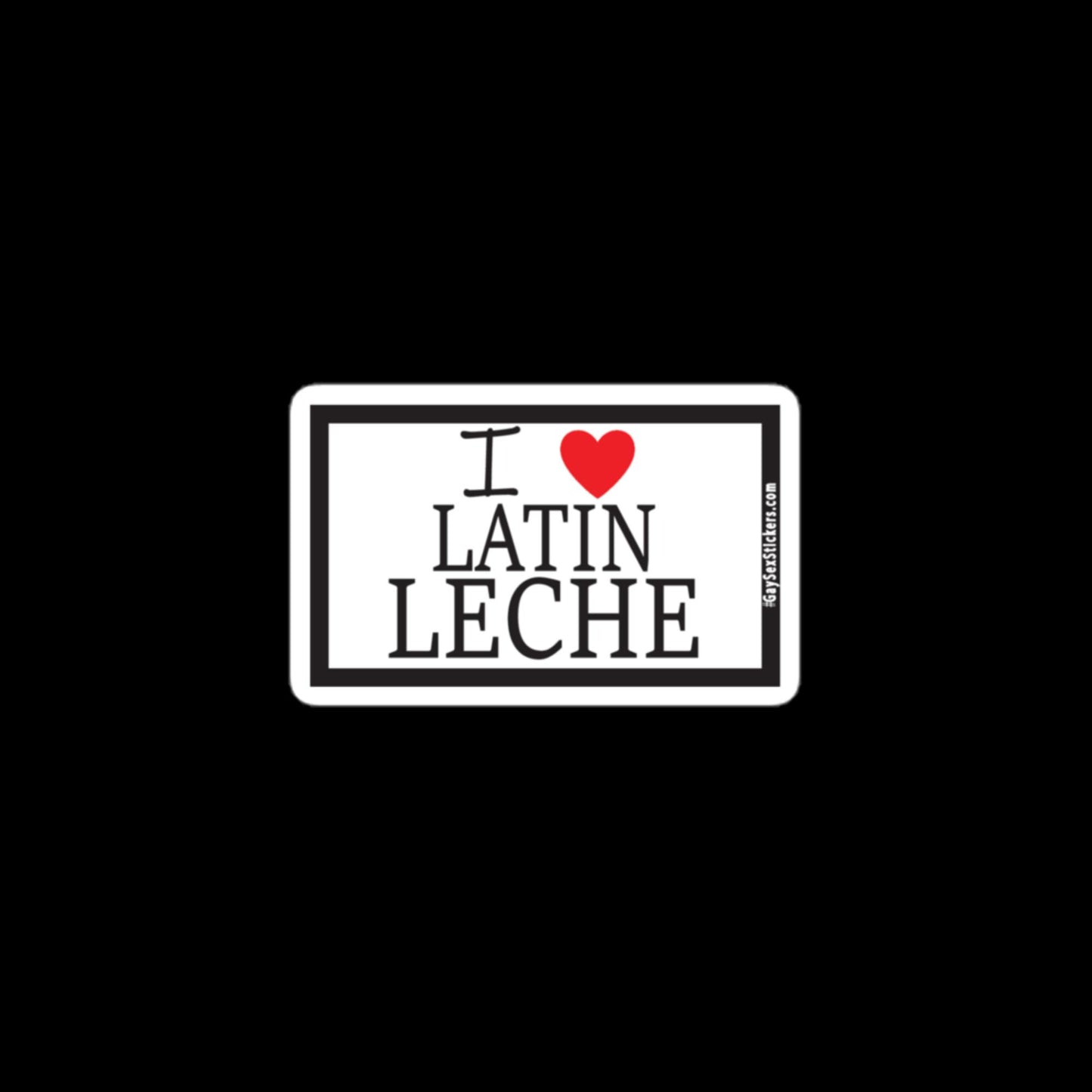 I Heart Latin Leche Sticker