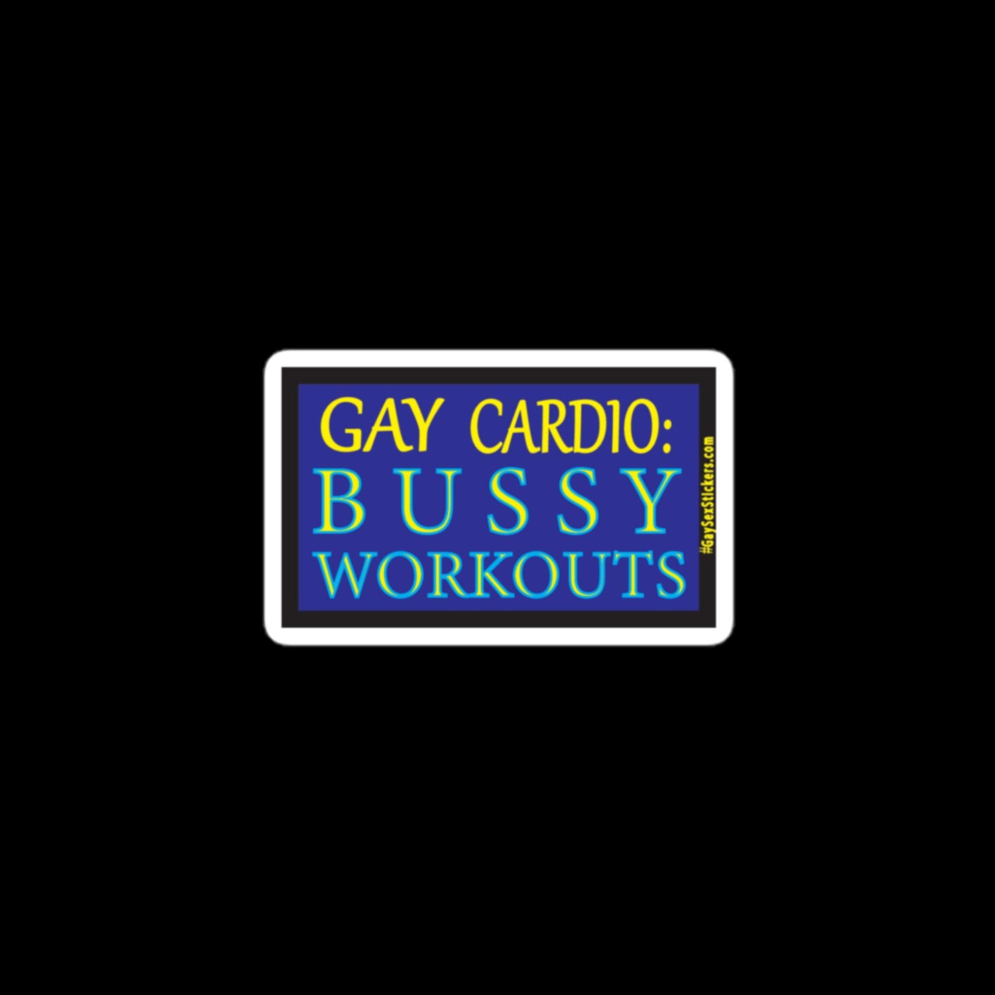 Entraînements Gay Cardio Bussy Sticker