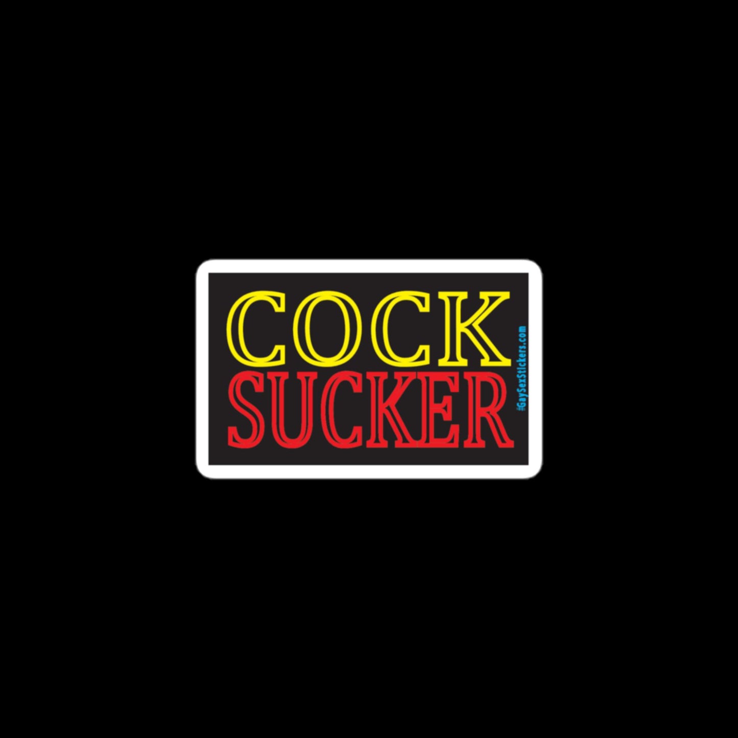 Cock Sucker Sticker