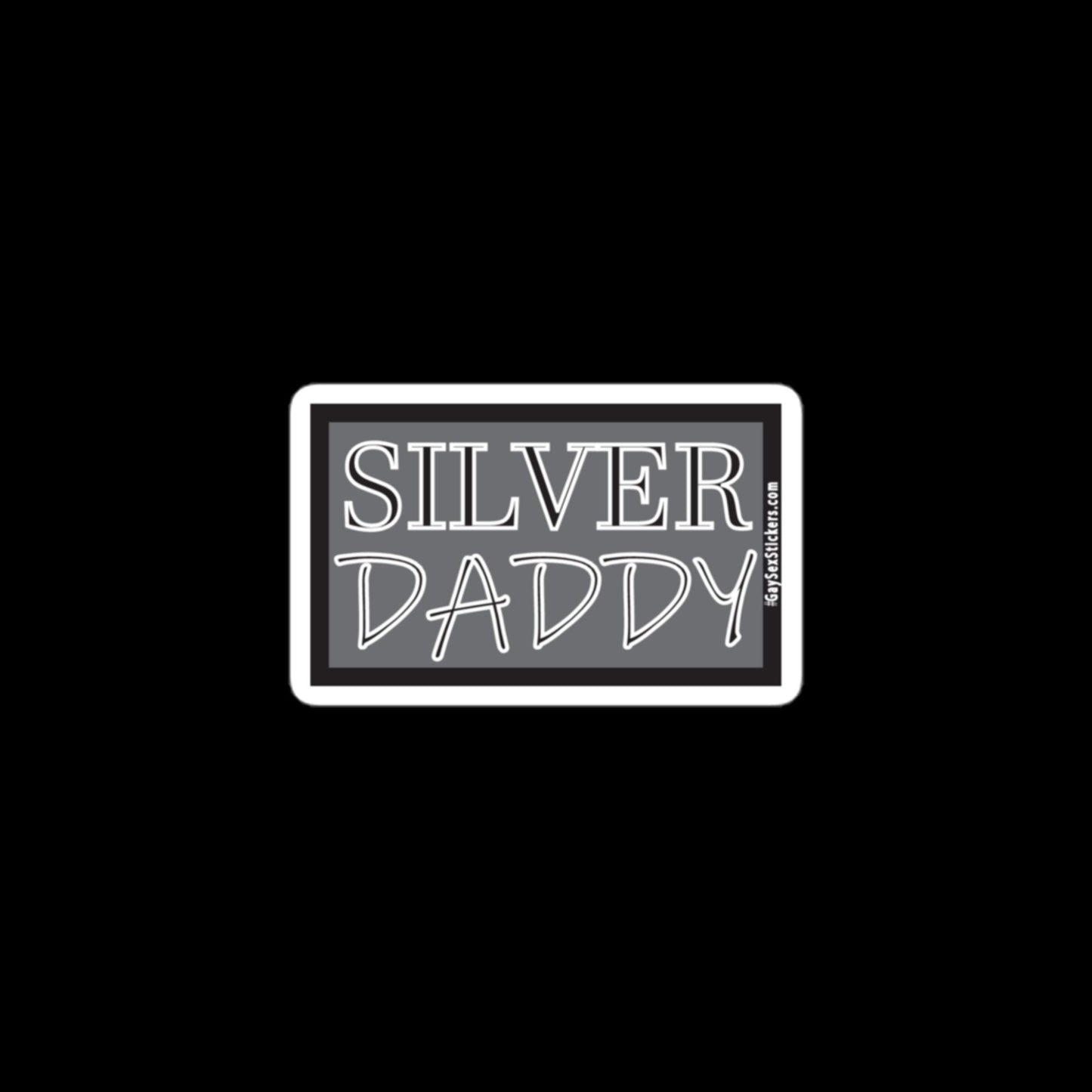 Silver Daddy Sticker