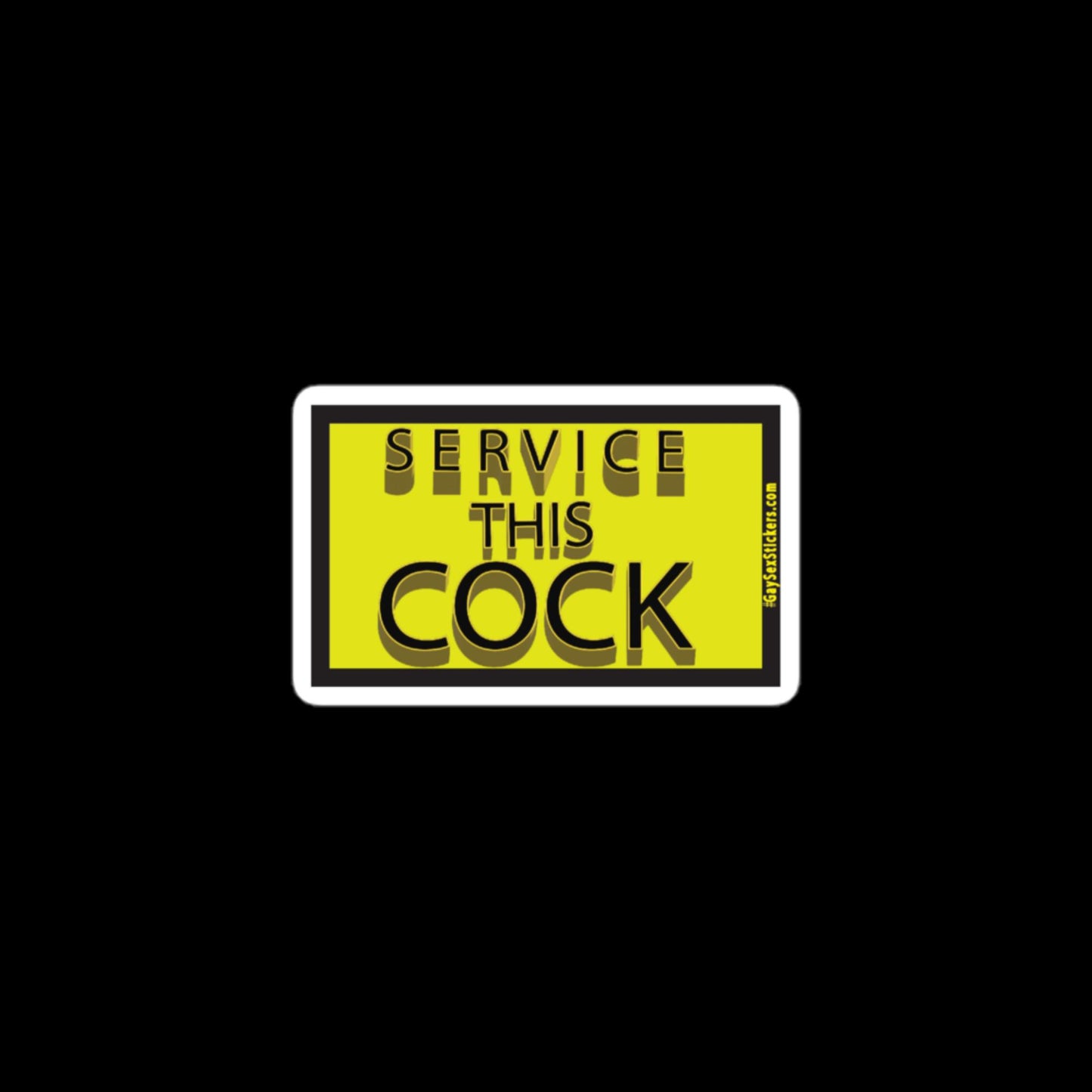 Service This Cock Sticker