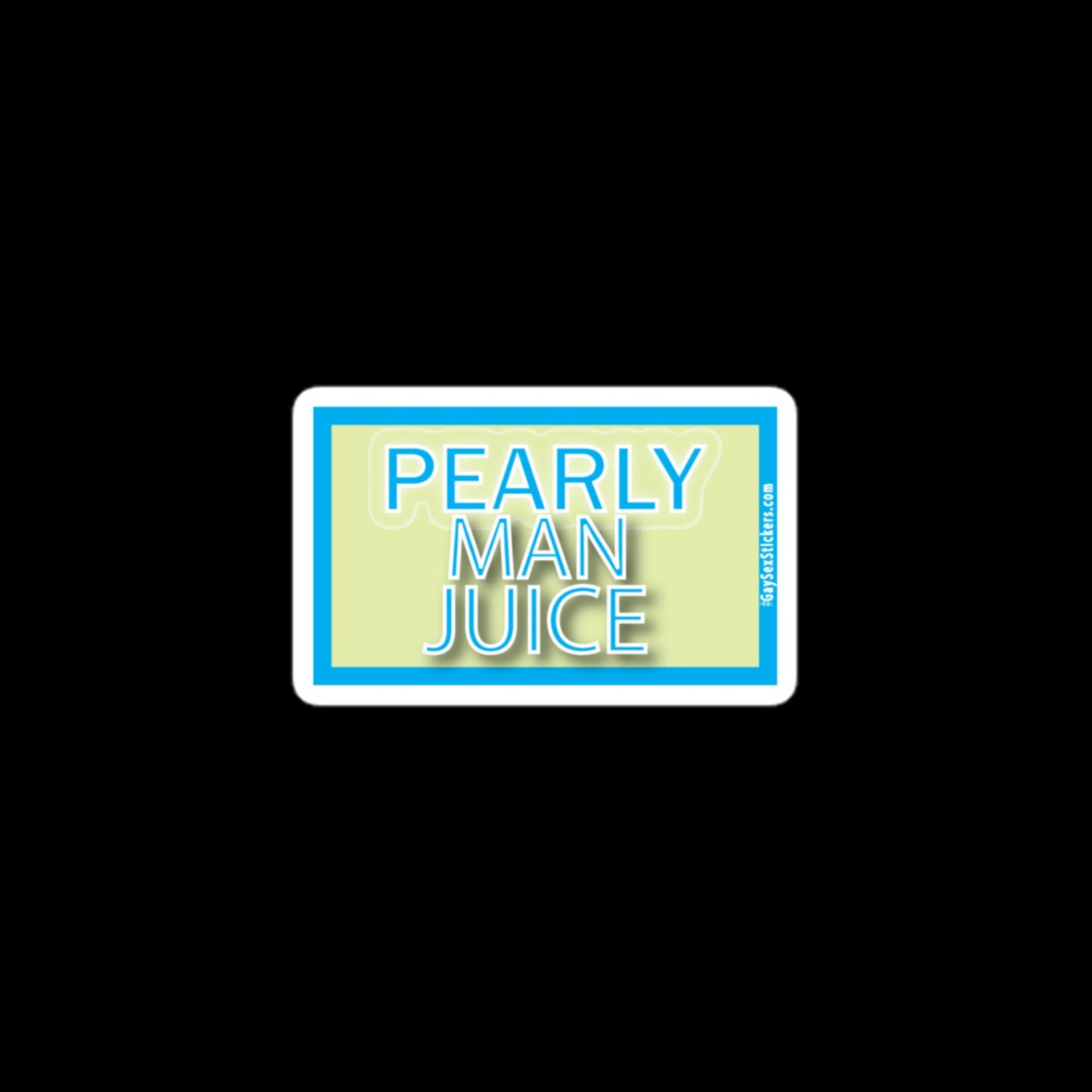 Pearly Man Juice Sticker