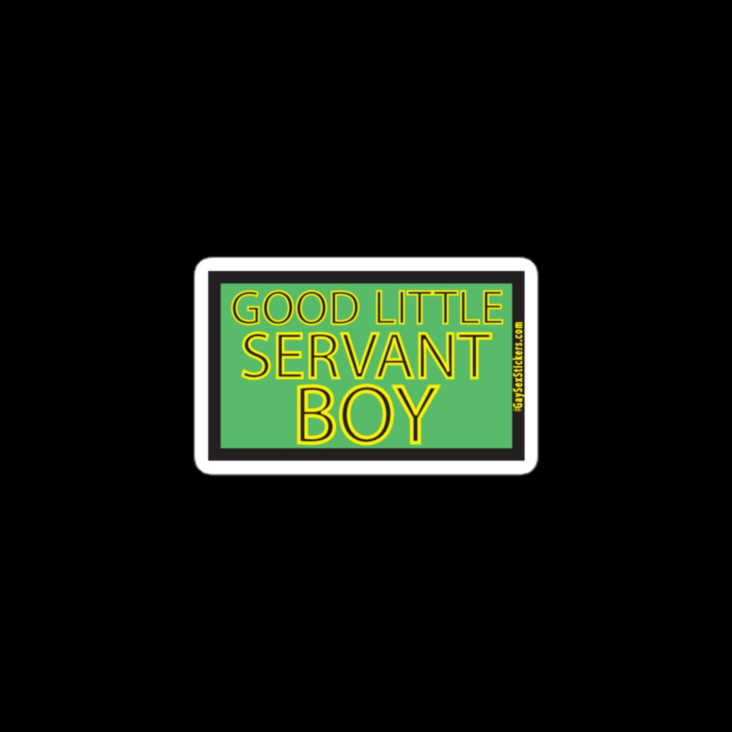 Bon petit garçon serviteur Sticker