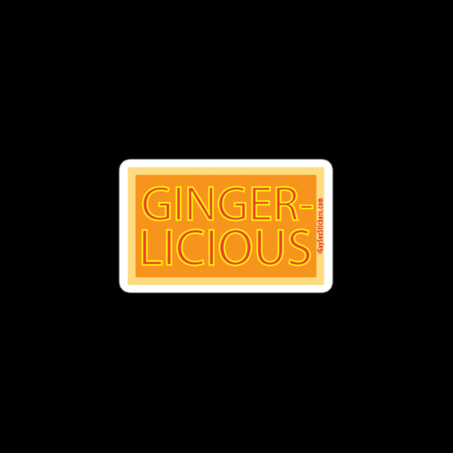 Ginger-licious Sticker