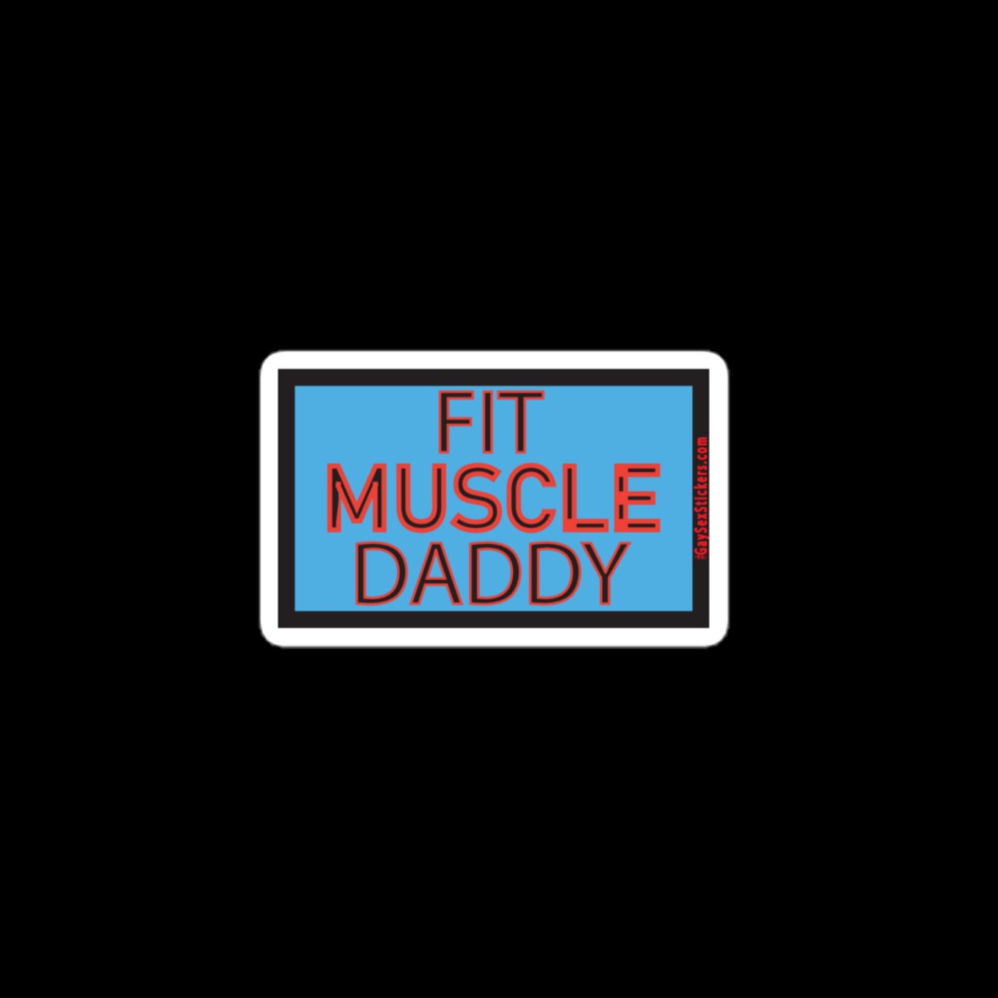 Fit Muscle Daddy Sticker