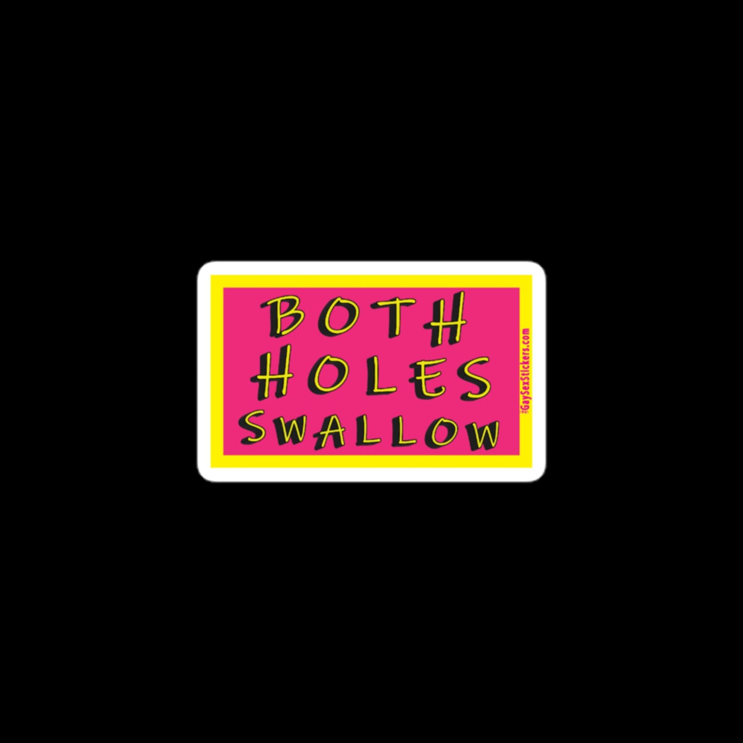 Both Holes Swallow Sticker