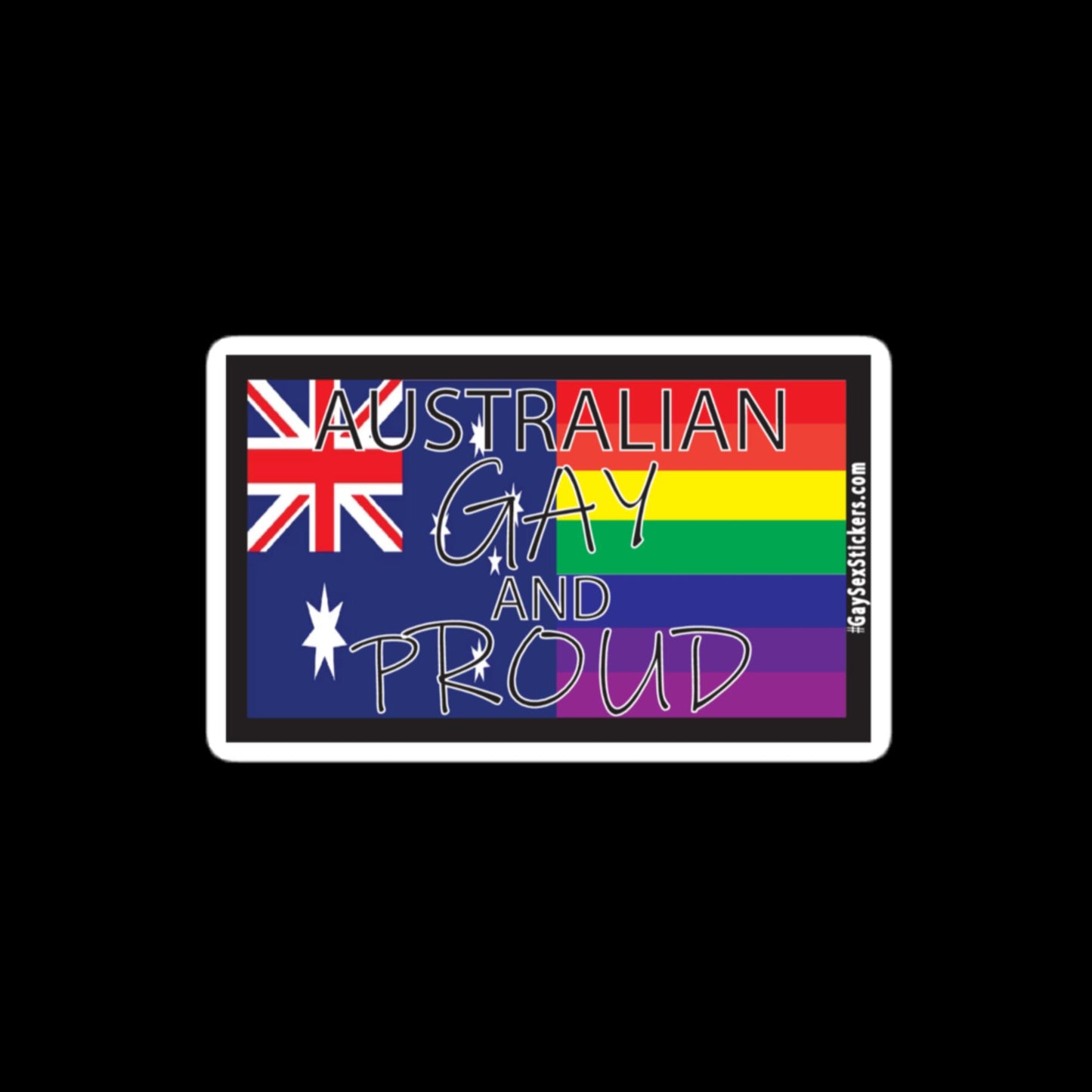 Australian Gay and Proud Sticker