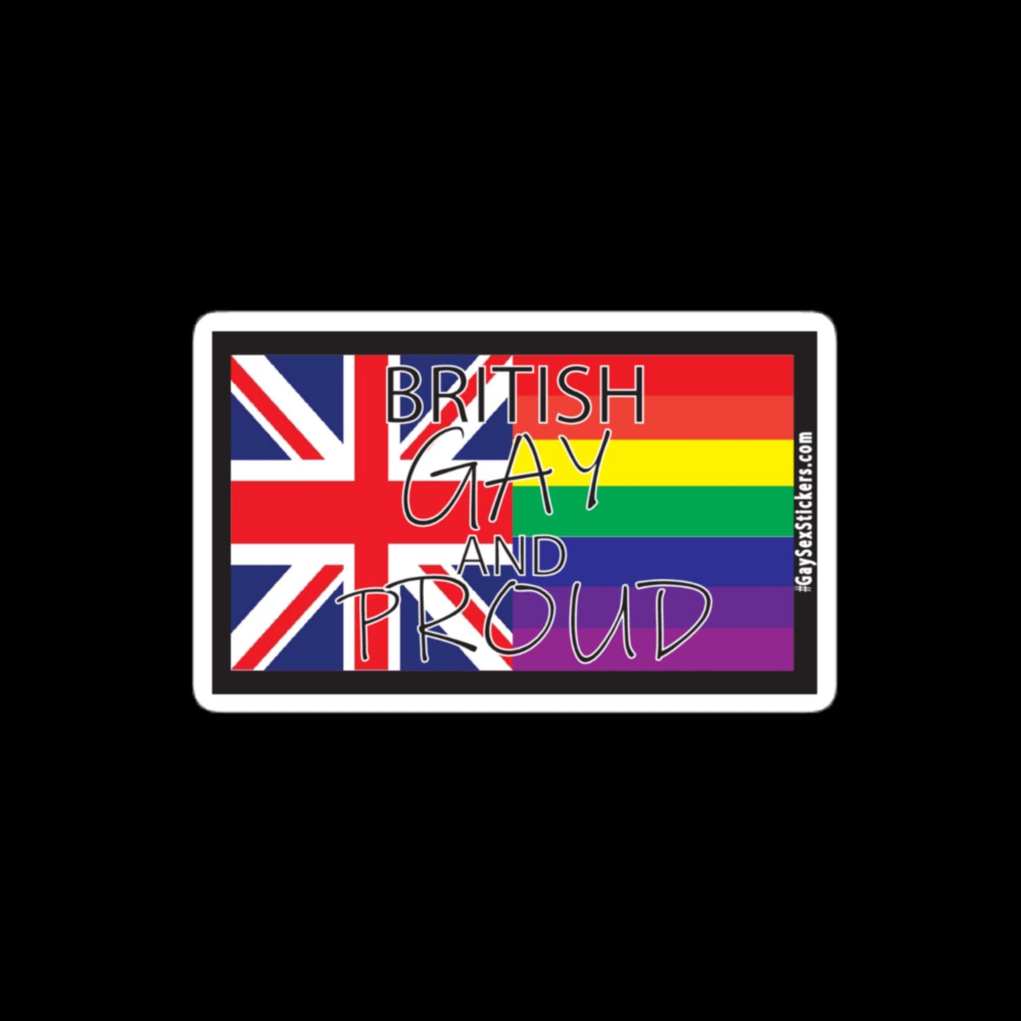 British Gay and Proud Sticker