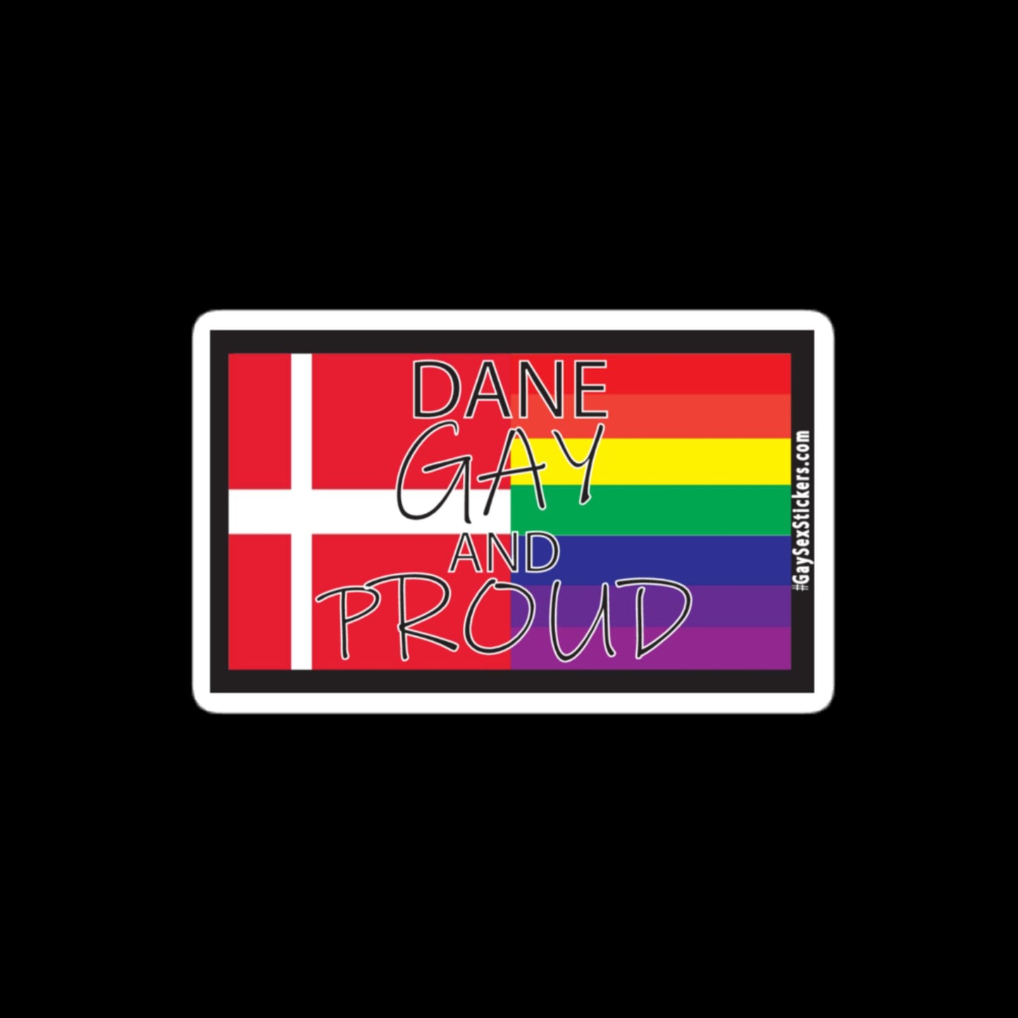 Dane Gay and Proud Sticker