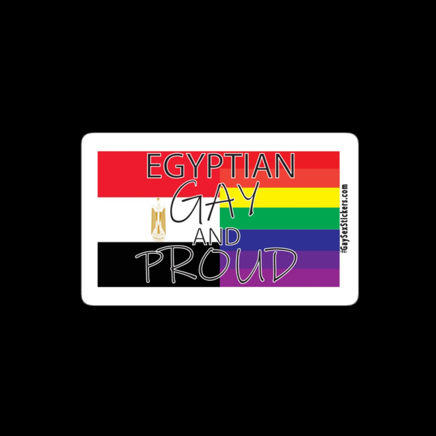 Egyptian Gay and Proud Sticker