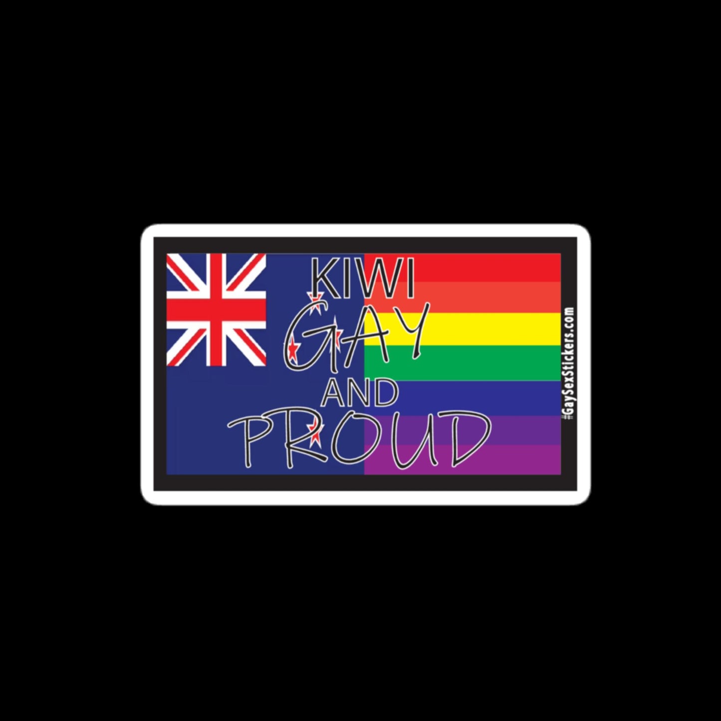 Kiwi Gay and Proud Sticker