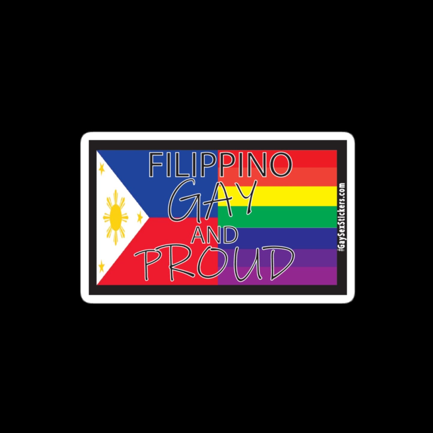 Filippino Gay and Proud Sticker