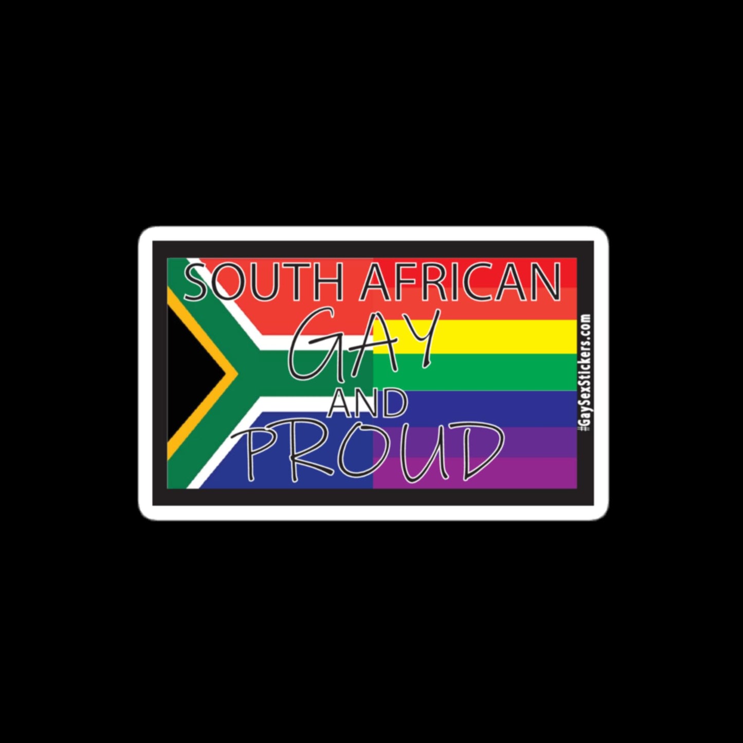 South African Gay and Proud Sticker