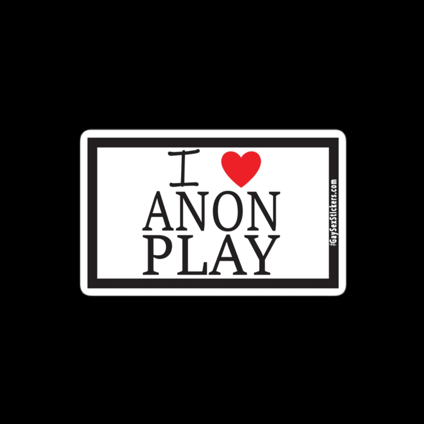 I Heart Anon Play Sticker