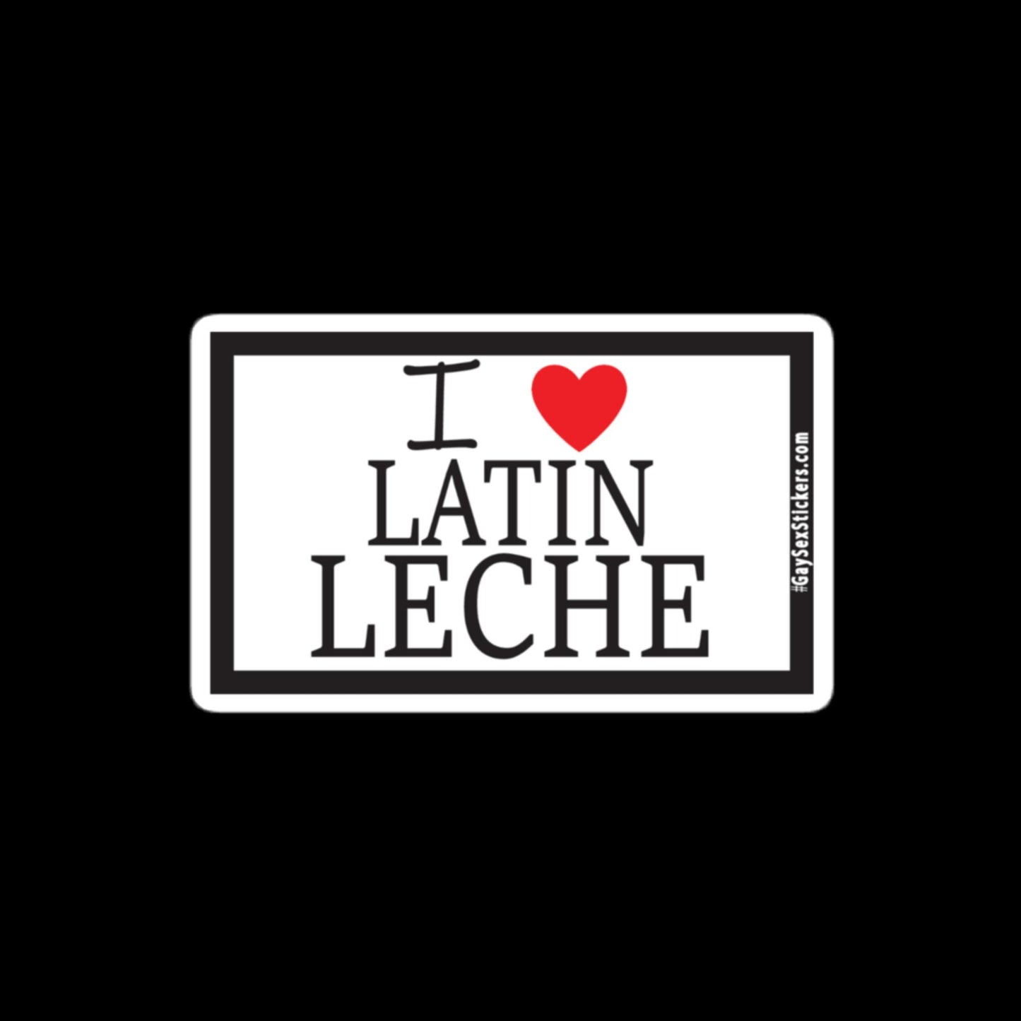 I Heart Latin Leche Sticker