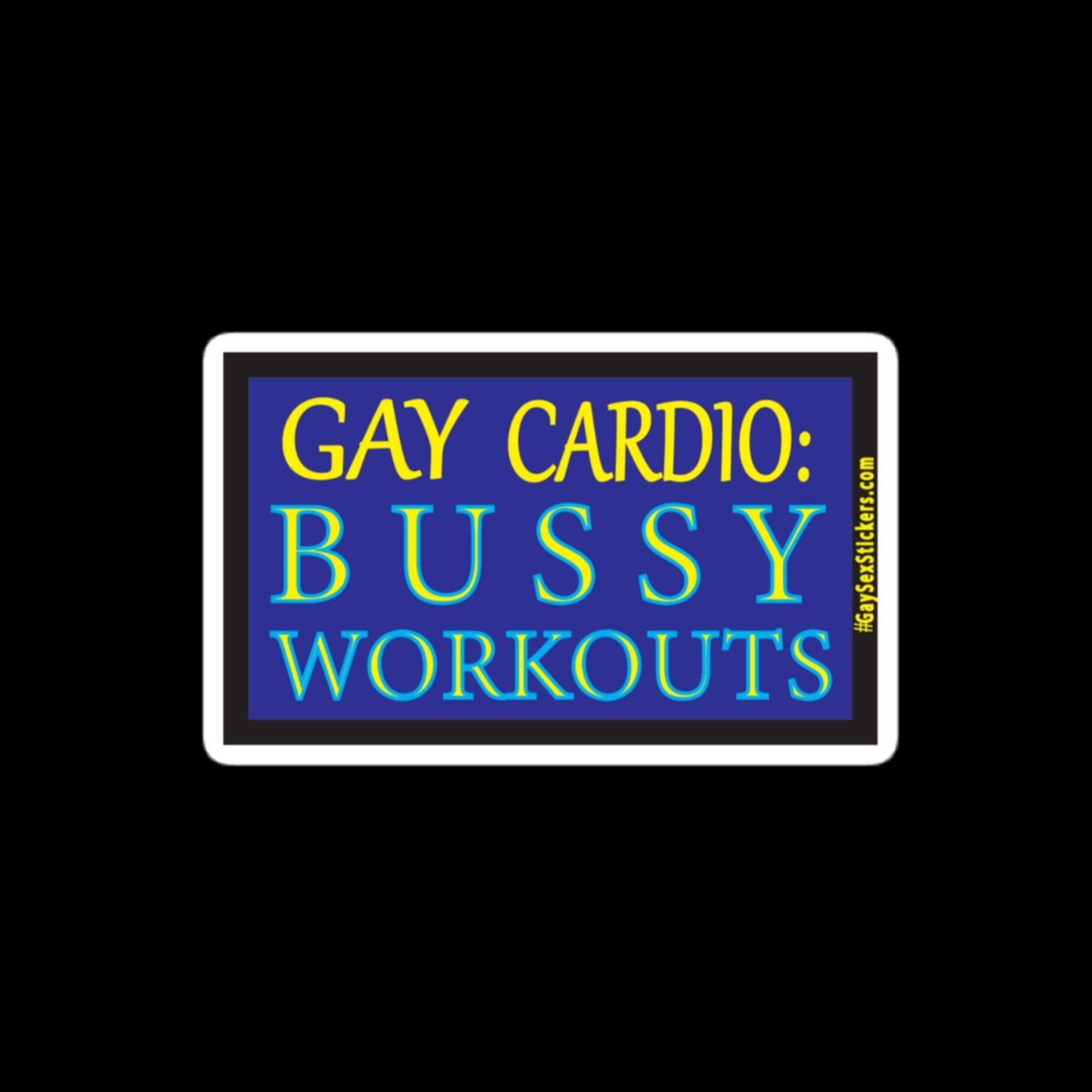 Entraînements Gay Cardio Bussy Sticker