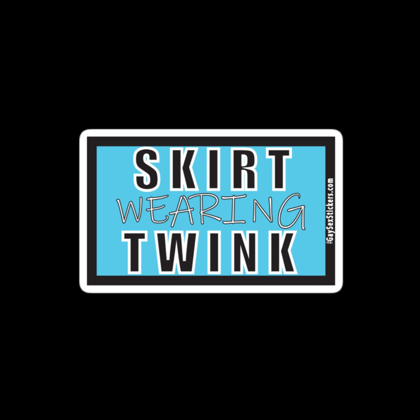 Skirt Wearing Twink Sticker