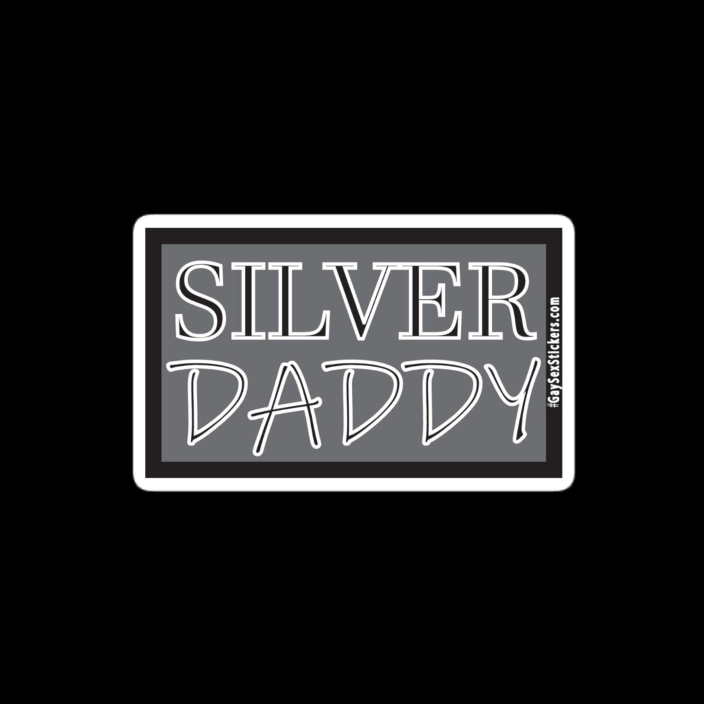 Silver Daddy Sticker