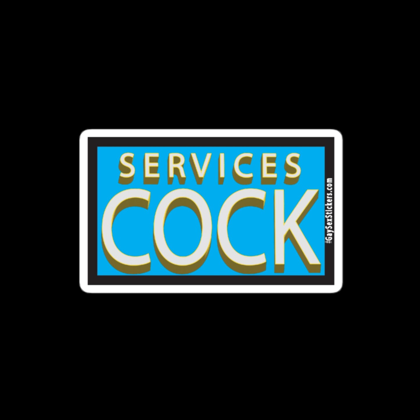 Services Cock Sticker