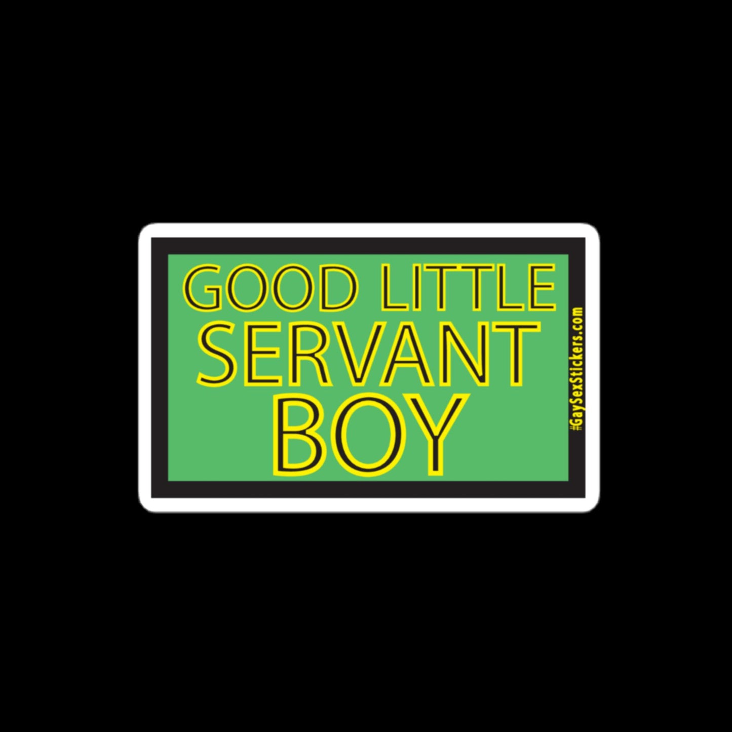 Bon petit garçon serviteur Sticker