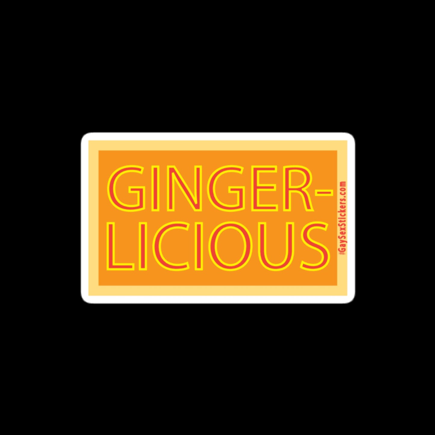 Ginger-licious Sticker