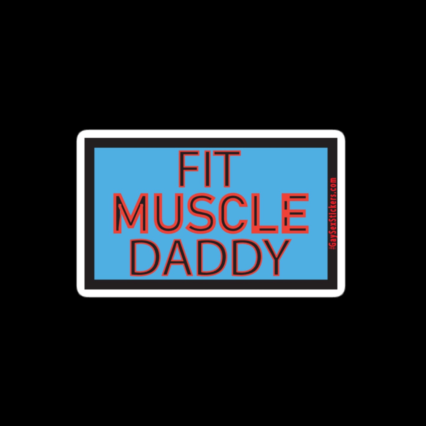 Fit Muscle Daddy Sticker