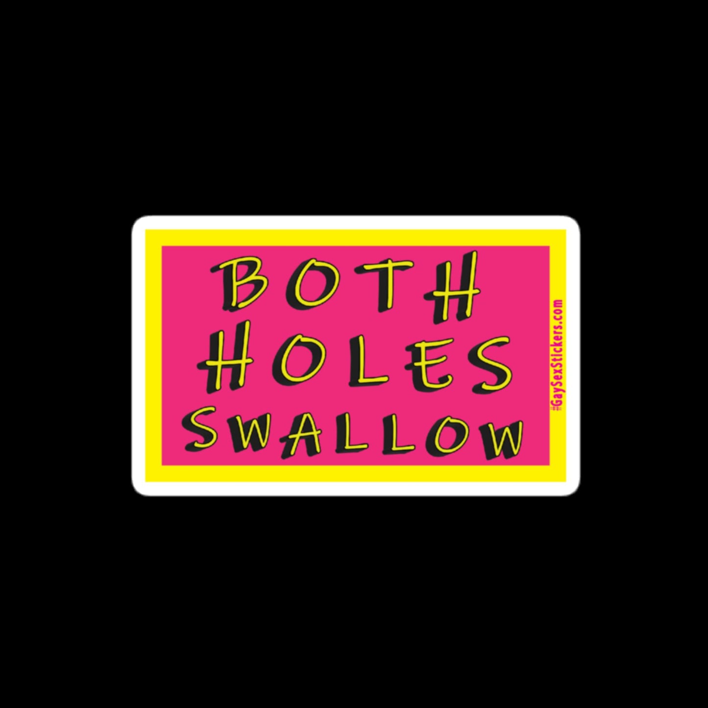 Both Holes Swallow Sticker