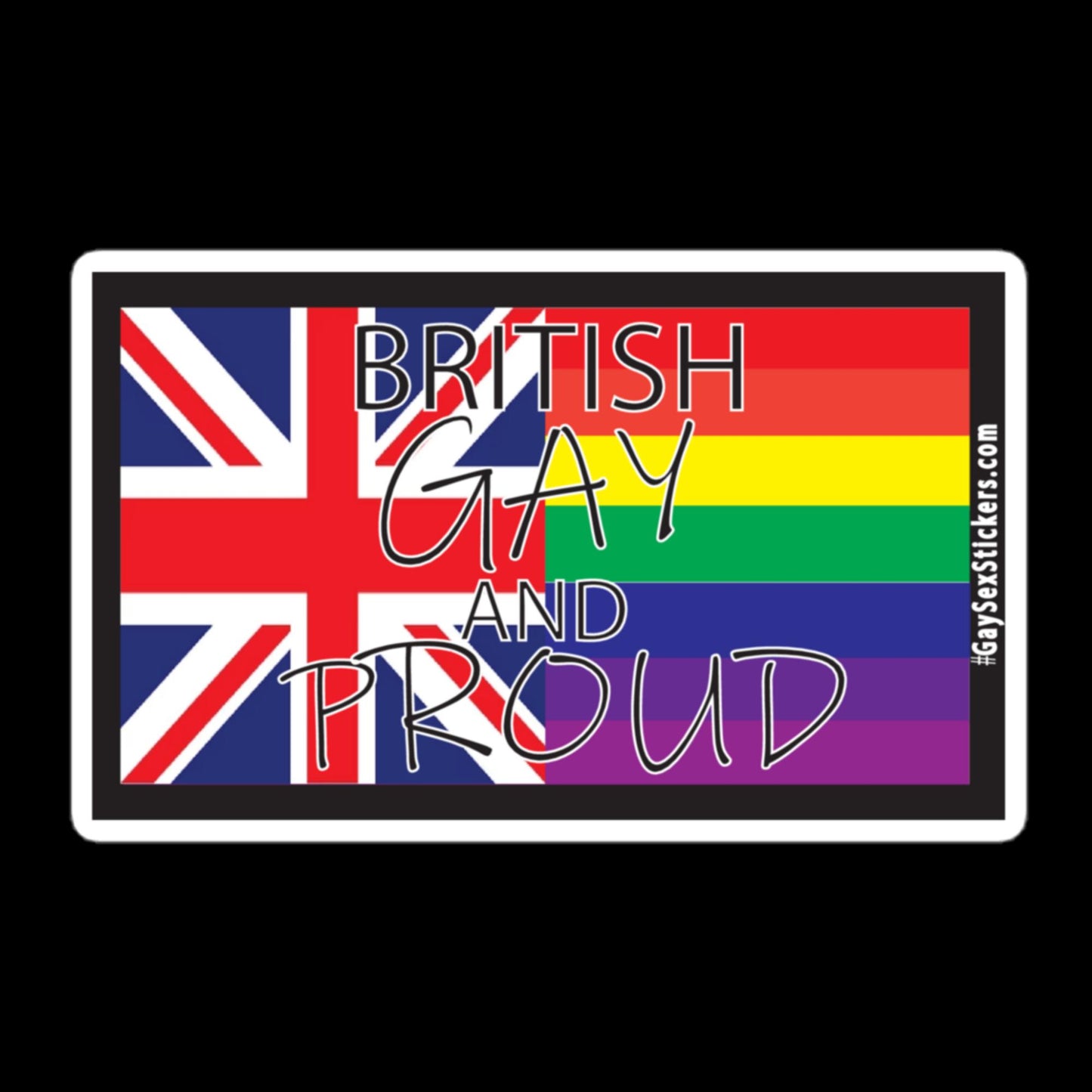 British Gay and Proud Sticker