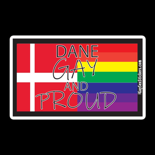 Dane Gay and Proud Sticker