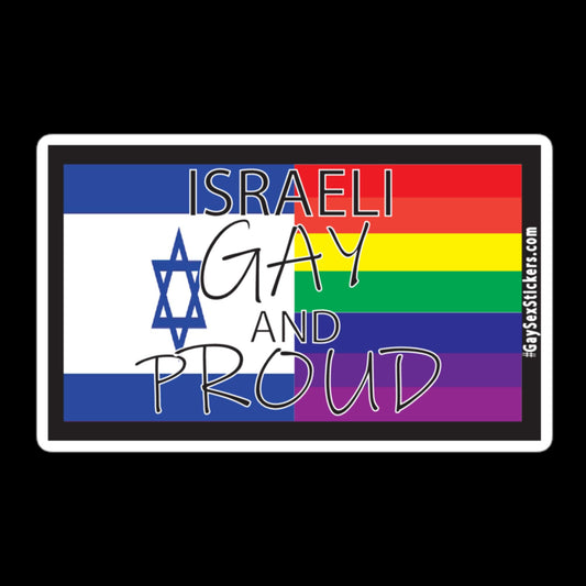 Israeli Gay and Proud Sticker