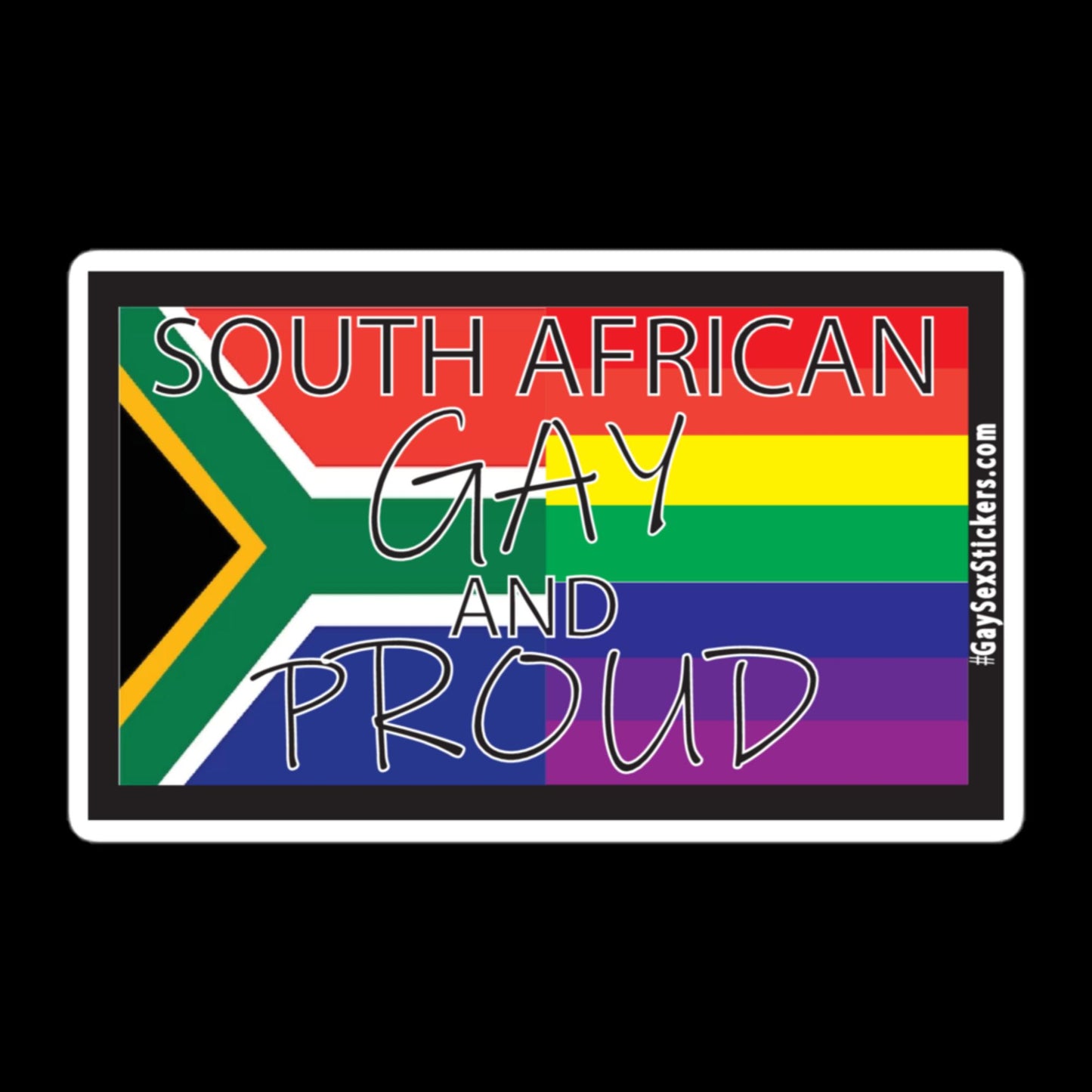 South African Gay and Proud Sticker