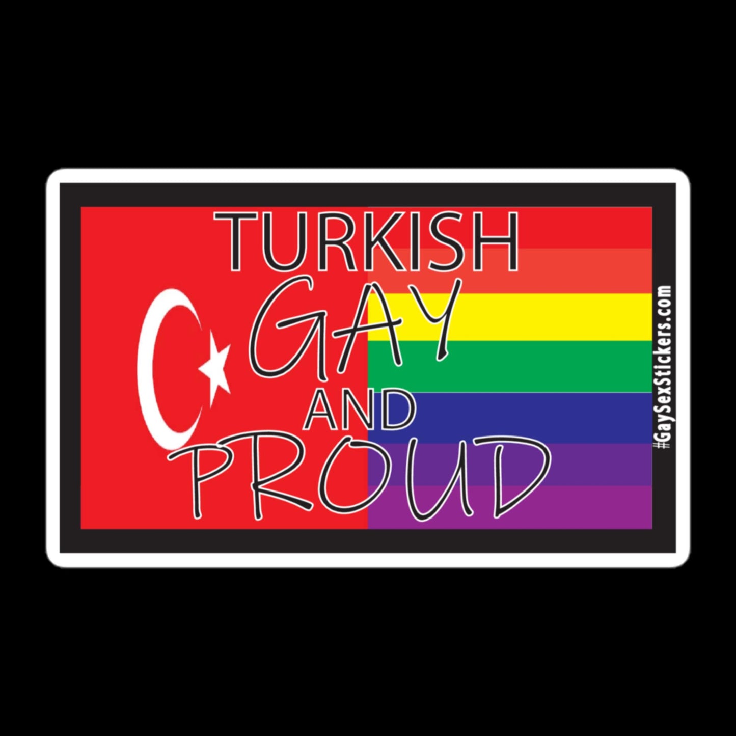 Gay turc et fier Sticker