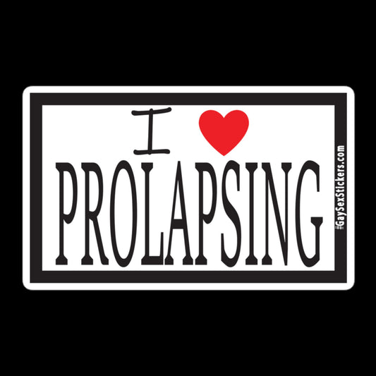 I Heart Prolapsing Sticker