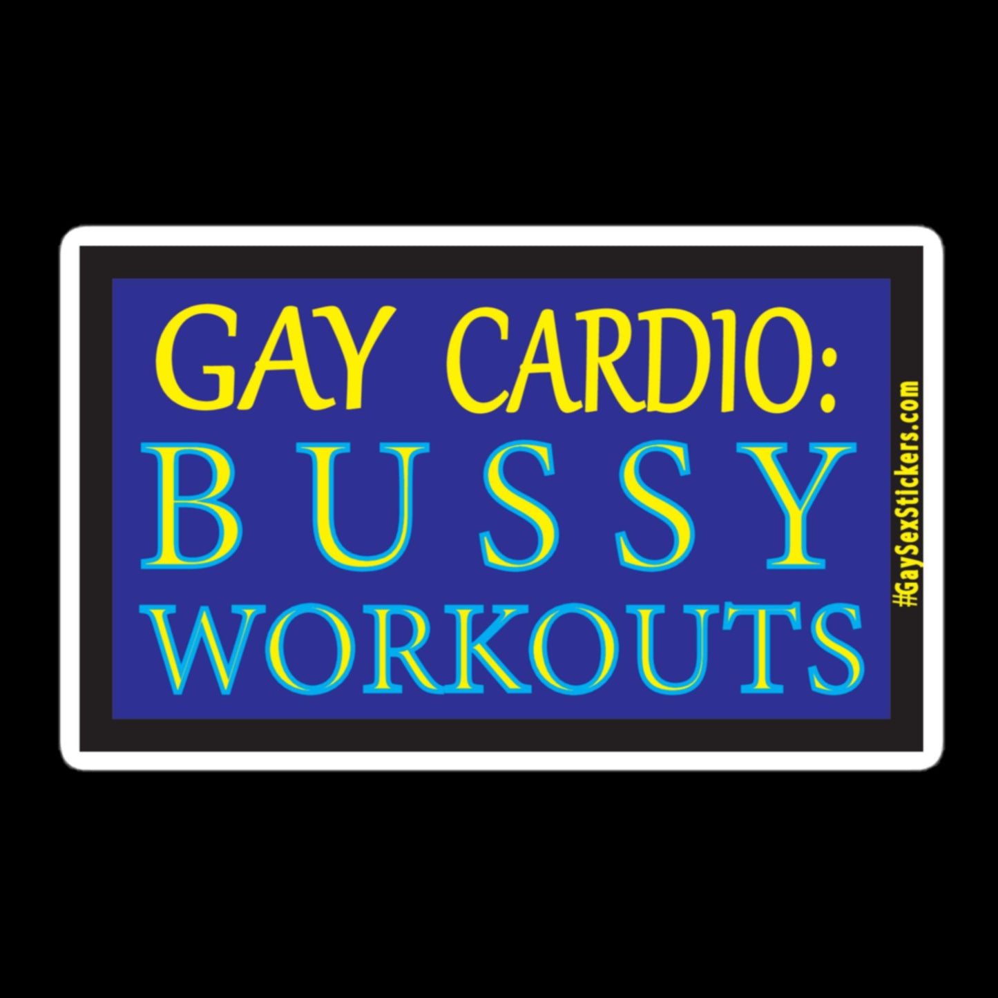 Entraînements Gay Cardio Bussy Sticker