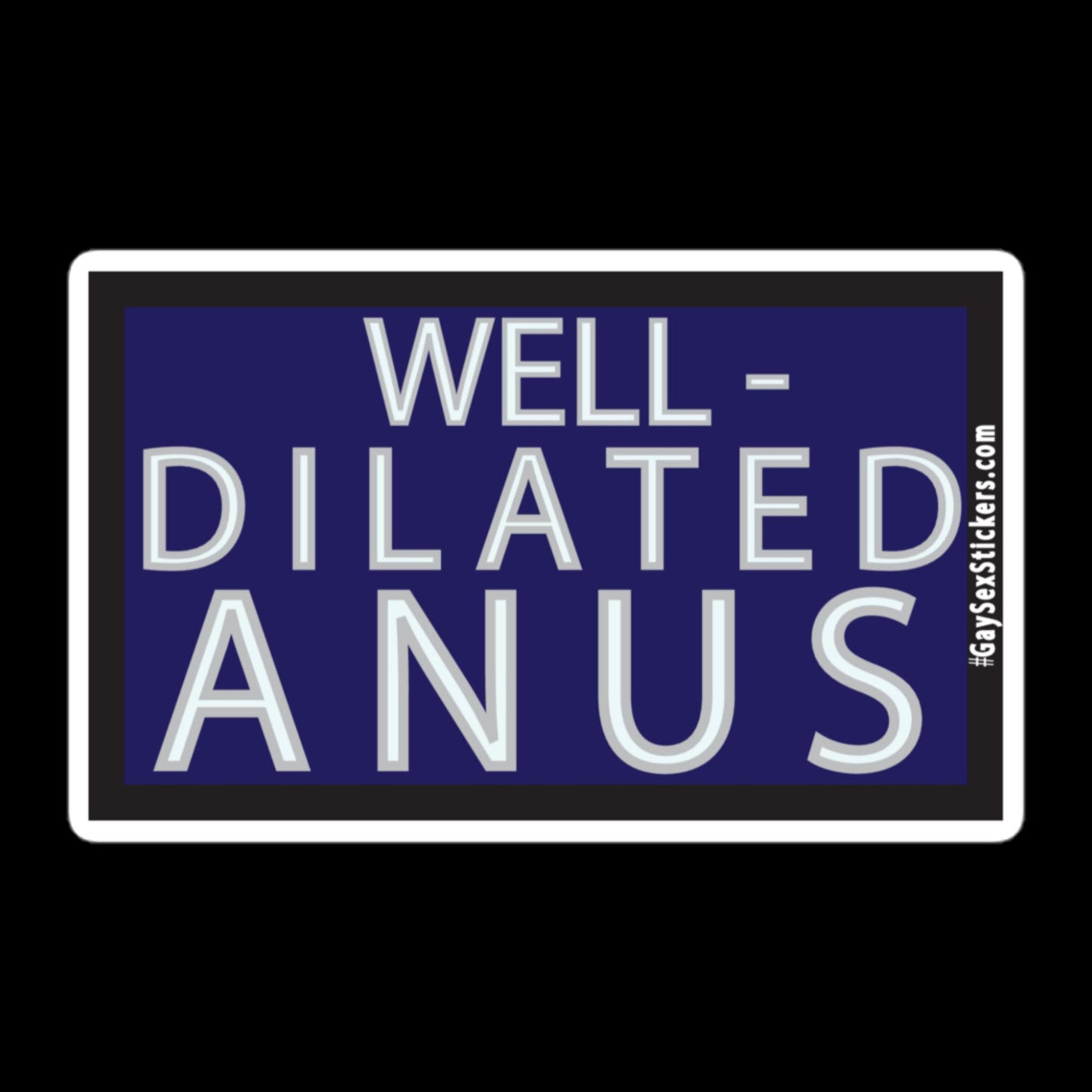 Well-Dilated Anus Sticker