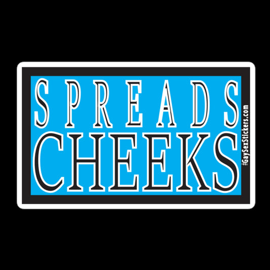 Spreads Cheeks Sticker