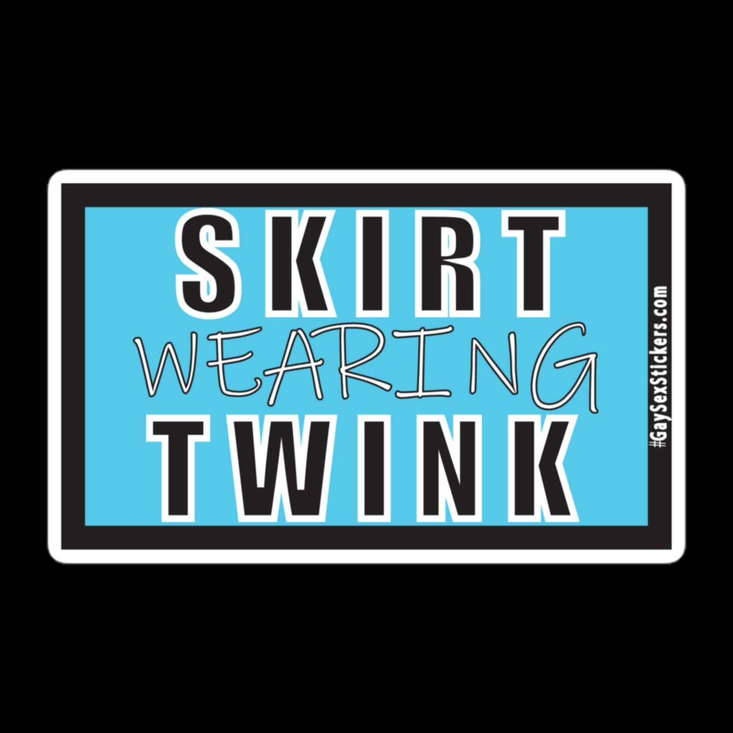 Skirt Wearing Twink Sticker