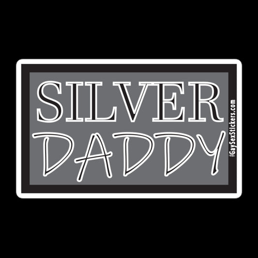 Silver Daddy Sticker