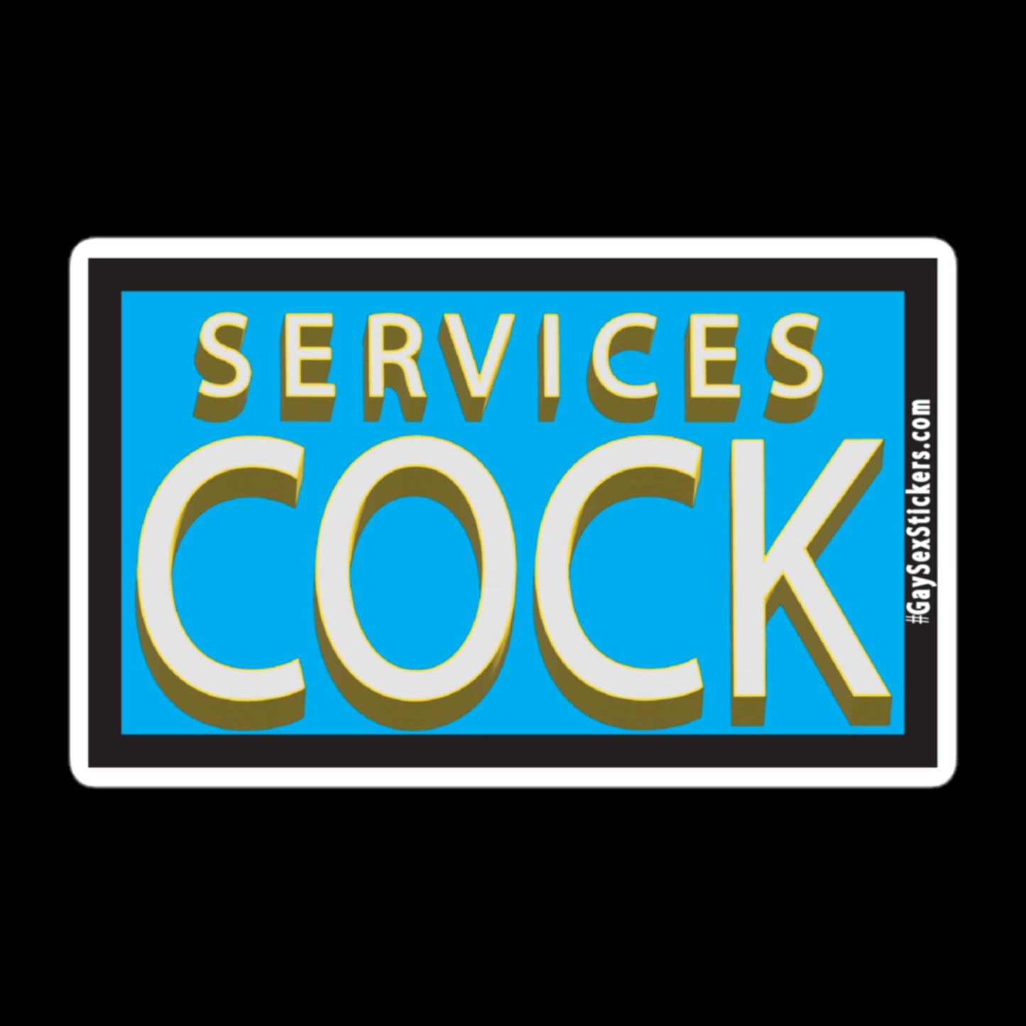 Services Cock Sticker