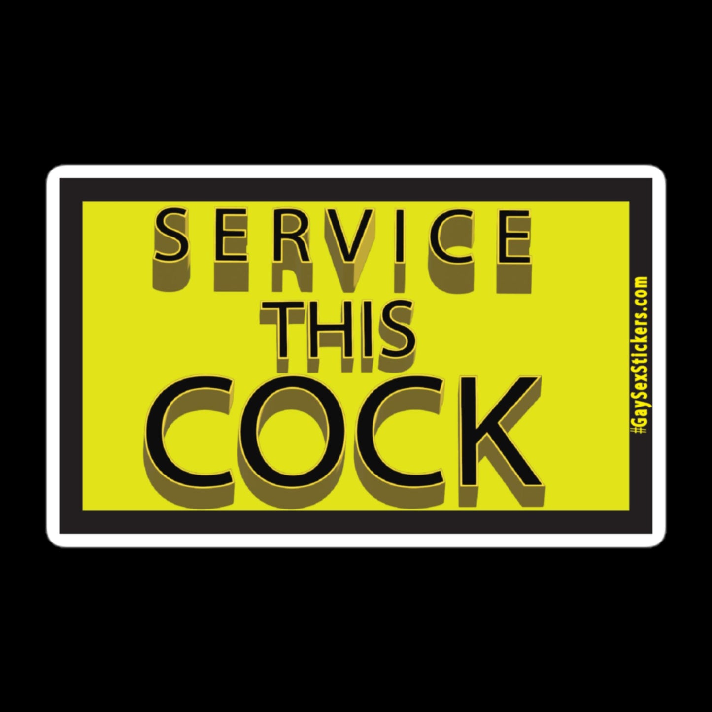 Service This Cock Sticker