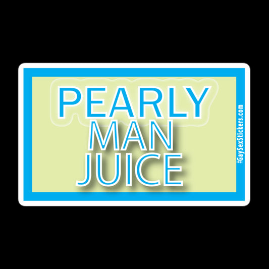 Pearly Man Juice Sticker